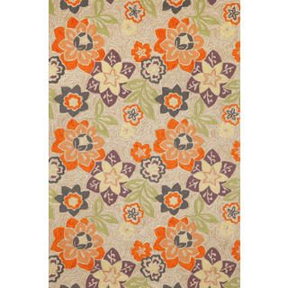 Scattered Flowers Outdoor Rug (76 X 96)
