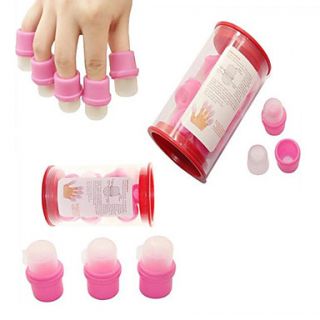 10pcs Rubber UV Nail Remover UV Kit