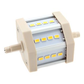 R7S 6W 12x5630 SMD 560 600LM 3000 3500K Warm White Light LED Corn Bulb (85 265V)