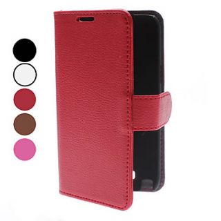 Ultrathin Credit Card Wallet PU Leather Case with Stand for Samsung Galaxy Note 2 N7100 (Assorted Colors)