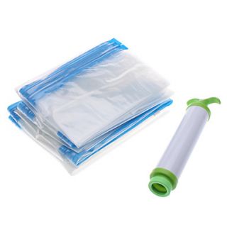 6 Vacuum Storage Bags with Pump Special Offer Set