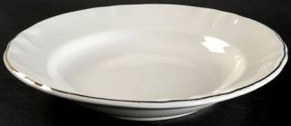  Jcp7 Large Rim Soup Bowl, Fine China Dinnerware   Home Col.,Cream Body,