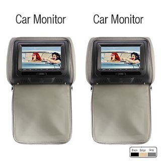 7 Inch Headrest Car DVD Player Support Games, SD Card(1 Pair)