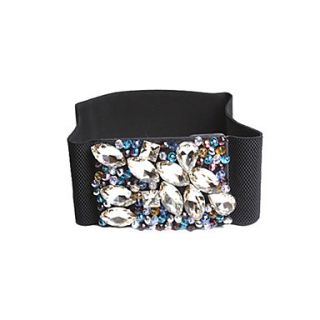 Wonderful Spandex With Crystal Womens Fashion/Party Belt