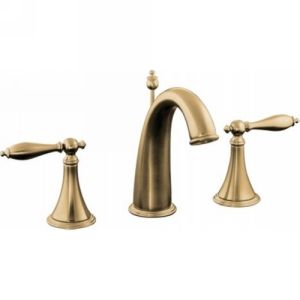 Kohler K 310 4M BV Finial Traditional Two Handle Widespread Lavatory Faucet