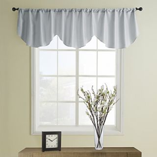 Modern Gray Ascot Valance