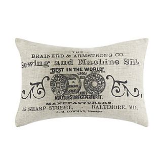 Cotton/Linen Industry Decorative Pillow Cover