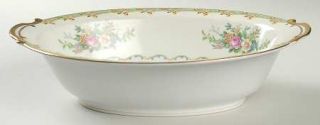 Noritake Esmond 9 Oval Vegetable Bowl, Fine China Dinnerware   Florals,Green &