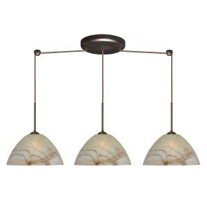 Besa Lighting BEL 3JB 420183 BR Tessa Pendant