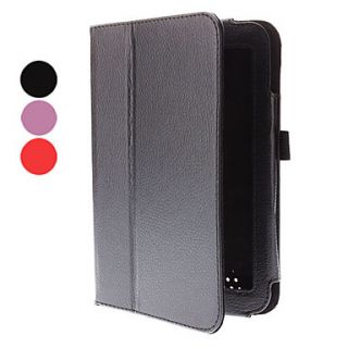 7 Lichee Pattern Leather Case for Nook