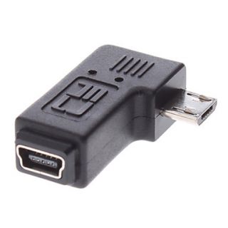 Micro USB Male to Mini USB Female Adapter for Samsung Galaxy S3 I9300 and Others