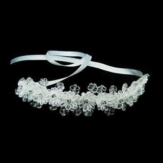 Satin /Crystal With Rhinestone / Silk Flower Womens Headbands