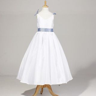 Lovely Sleeveless Taffeta Wedding/Party Flower Girl Dress