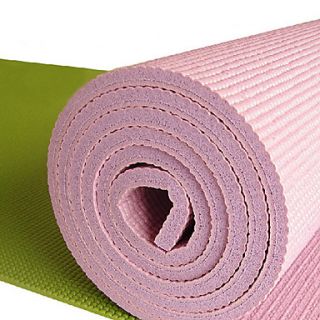 Eco Friendly PVC Extra Thick Slip Resistant Yoga Pilates Mat (Assorted Colors,183cm,10mm)