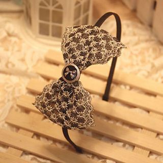 Womens Star Bow Lace Headband