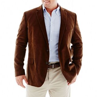 Stafford Corduroy Sport Coat Big and Tall, Elephant Taupe, Mens