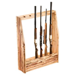 Rush Creek 6 Gun Rack with Storage Multicolor   37 0037