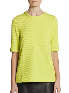 Structured Top   Chartreuse