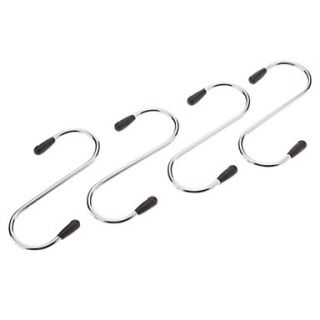 S Shaped 5kg Stainless Steel Hook (4 Pack)