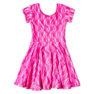 FLOWERS BY ZOE by Kourageous Kids Lace Dress   Girls 6 16, Pink, Girls