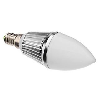 E14 3.5W 6x5630SMD 300 320LM 6000 6500K Natural White Light LED Candle Bulb (220V)