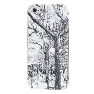 Winter Style Tree Pattern Soft Case for iPhone 5/5S