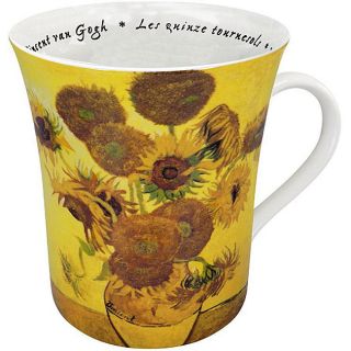 Konitz Les Fleurs Chez Les Peintres   Van Gogh Mugs (set Of 4)