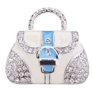 Handbag Shaped Metal Material USB Stick 4G(Blue)