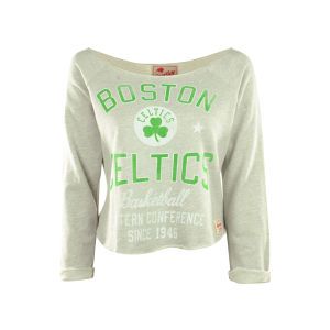 Boston Celtics NBA Womens Crop Long Sleeve Top
