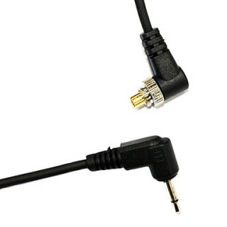 2.5mm to Male FLASH PC Sync Cable Cord with Screw Lock (1m)
