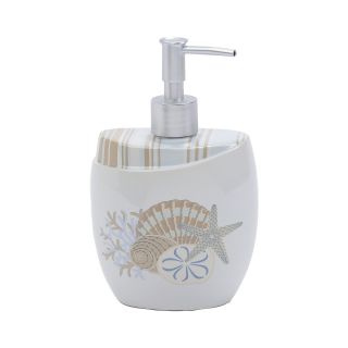 Avanti By the Sea Bath Soap Dispenser, White
