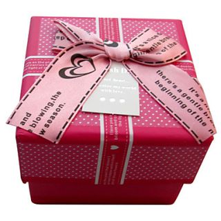 Pink Gift Box With Ribbon Bowknot