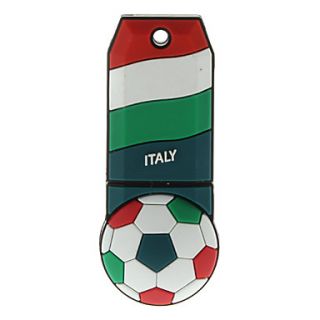 Italy Ball Shaped Plastic USB Stick 16G