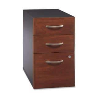 Bush Series C 3 Drawer Mobile L Bow Desk BSHWC24453SU