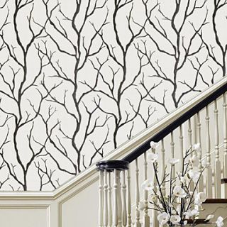 Country Tree Non woven Wall Paper