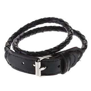 Long Braided Leather Bracelet(Assorted Color)