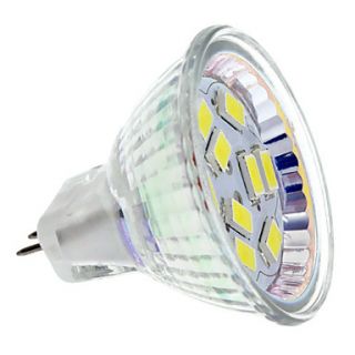 MR11 4W 9x5730SMD 400 430LM 6000 6500K Natural White Light LED Spot Bulb (12V)
