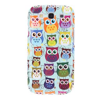 Lovely Owl Pattern Hard Case for Samsung Galaxy S3 I9300