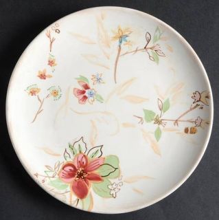 Tracy Porter Fleur Salad Plate, Fine China Dinnerware   Handpainted,Red Floral,N