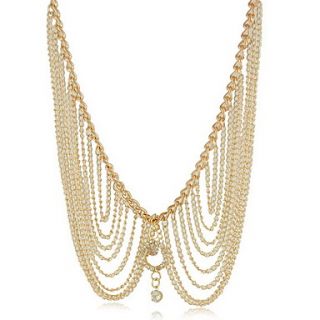 Elegant Tassels Alloy With Rhinestone Womens Necklaces