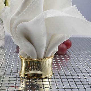 Set of 6 Pieces Alloy Solid Napkin Rings
