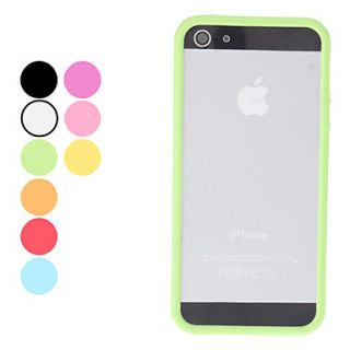 Simple Design TPU Bumper for iPhone 5/5S (Assorted Colors)
