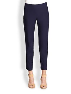 Eileen Fisher Cropped Slim Pants   Midnight
