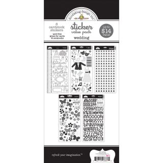 Themed Value Pack Stickers wedding