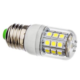 E27 3.5W 30x5050SMD 330 360LM 6000 6500K Natural White Light with Cover LED Corn Bulb (AC 110 130/AC 220 240 V)