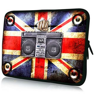 National Flag And RadioPattern Nylon Material Waterproof Sleeve Case for 11/13/15 LaptopTablet