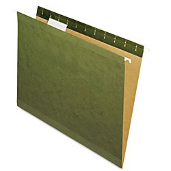 Smead Pendaflex 1/5 tab Standard Green Reinforced Hanging File Folders (pack Of 25)