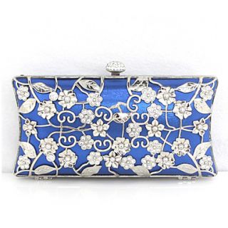 Elegant Metal Surrounding Rhinestones Clutch