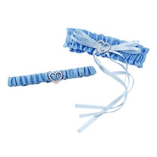 Lovely Polyester with Bowknot Wedding Garters(A Pair)