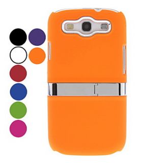 Light Surface Hard Case with Stand for Samsung Galaxy S3 I9300 (Assorted Colors)